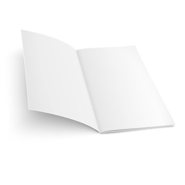 beyaz zemin üzerine broşür şablonu.