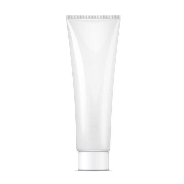 Макет трубки из белого крема
.