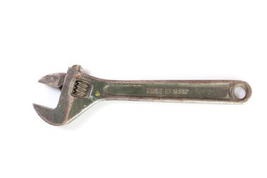 beyaz izole vintage anahtarı