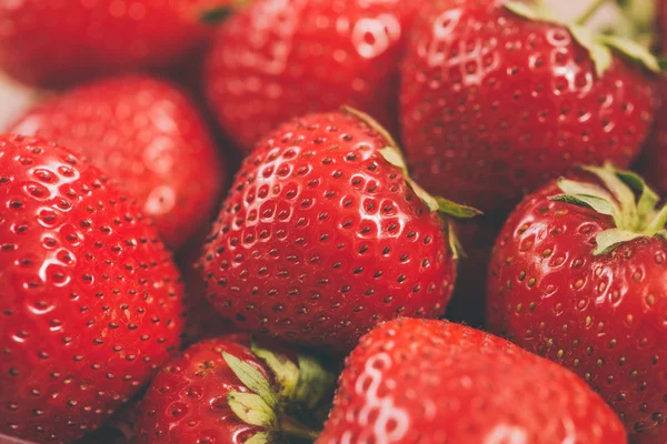 bunch of ripe strawberries