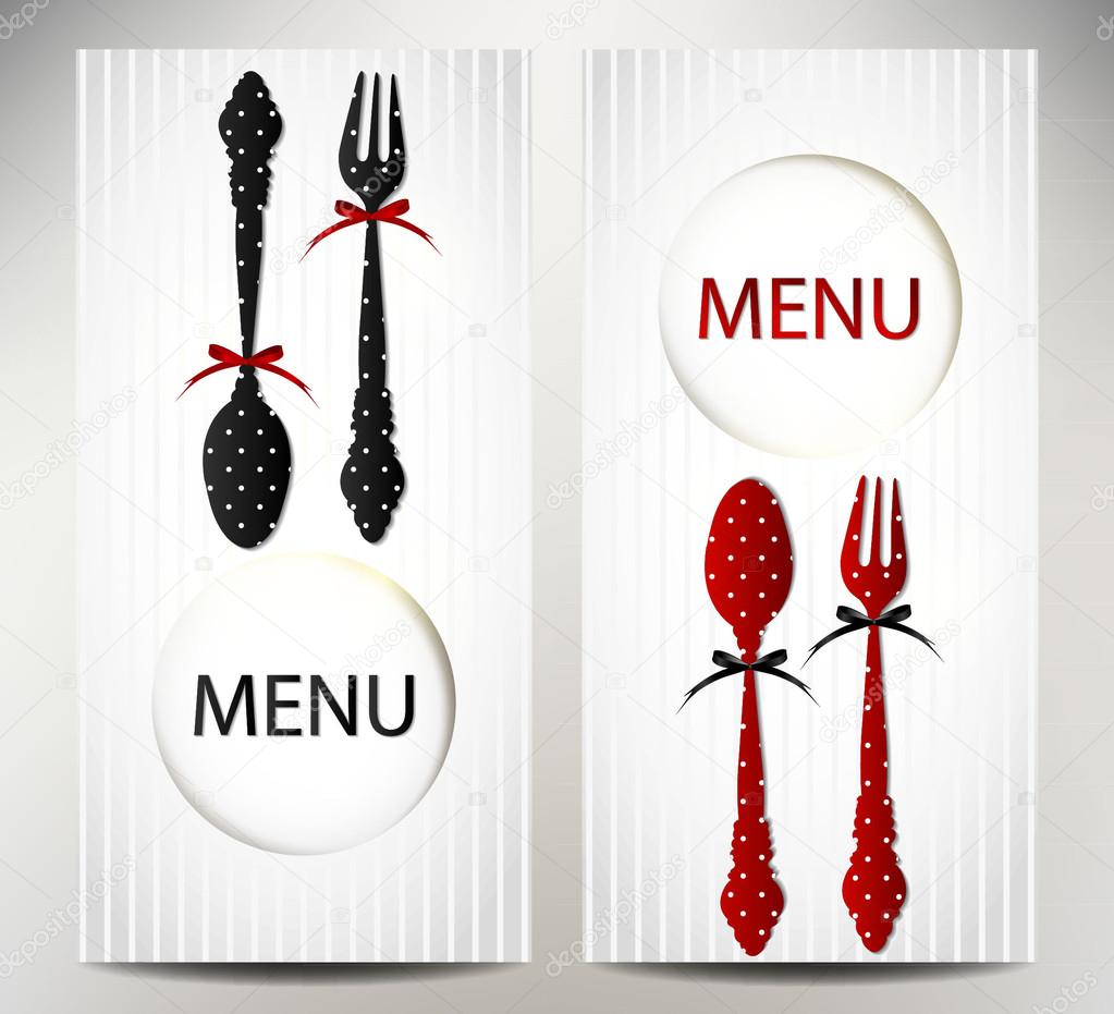 Restaurant menu design Vector illustration