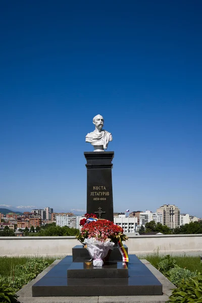 Brüksel Rusya Mayıs 2022 Osetli Şair Kosta Khetagurov Osetya Kilisesi — Stok fotoğraf