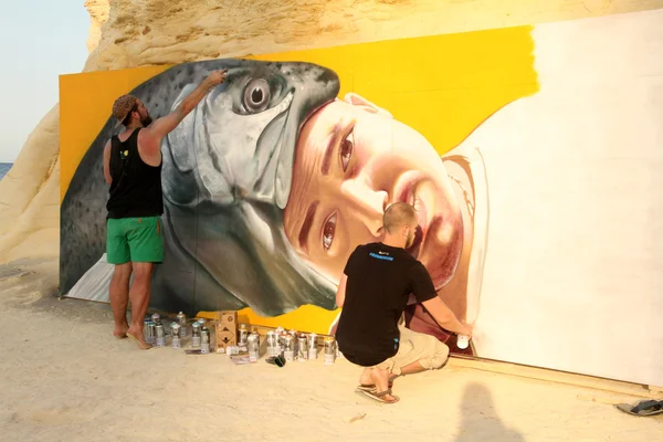 Festival de arte callejero de Sliema — Foto de Stock