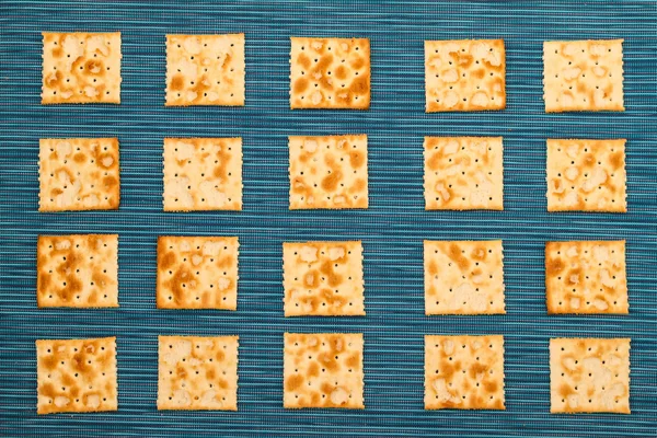 Crackers background — Stock Photo, Image