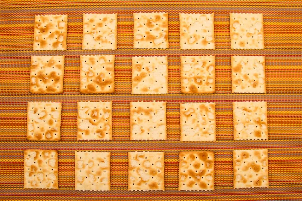 Crackers background — Stock Photo, Image