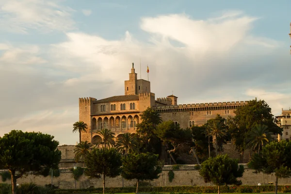 Královský palác la almudaina — Stock fotografie