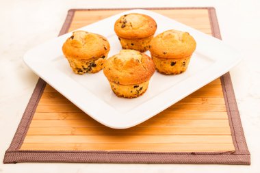 vanilya ve çikolata muffins