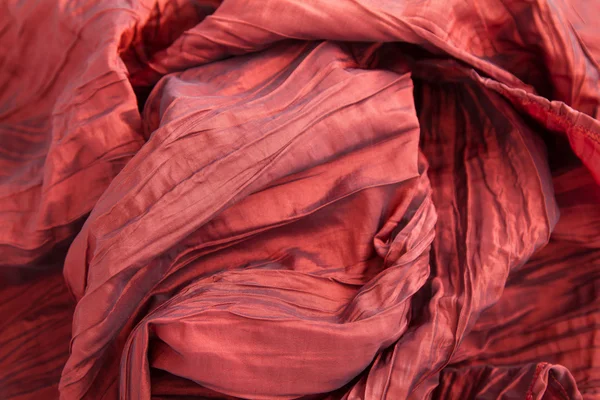 Tecido vermelho — Fotografia de Stock