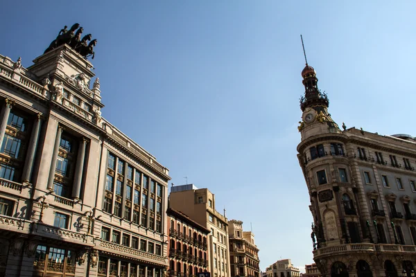 Madrid facades — Stock Photo, Image