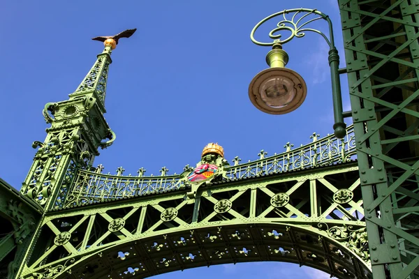 Ponte liberty in budapest — Foto Stock