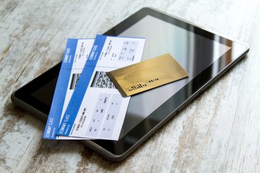 Tablet uçak bileti satın alma