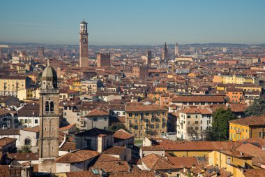 verona'nın panoramik manzarasını