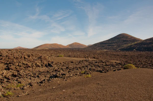 Peisaj vulcanic în Lanzarote — Fotografie, imagine de stoc