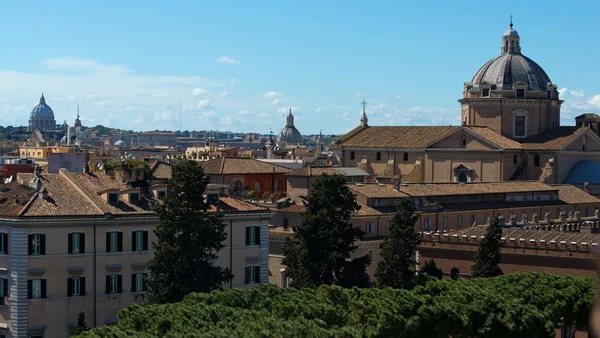 Panoramatický pohled na Řím — Stock fotografie