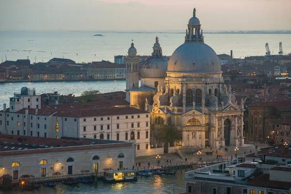 Bazilika s. maria d. salute v Benátkách, Itálie — Stock fotografie