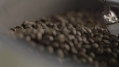 Kahve Kızartma Fasulyesi. Kapatın.