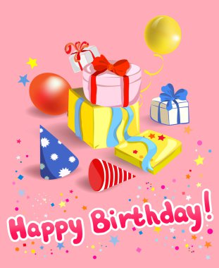 hediyeler ile tebrik kartı