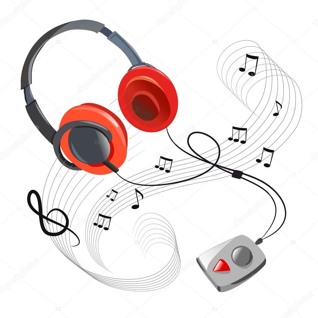 Music icon and headphones on a white background Stock Vector Image by ©moremari19 #36818737 Music icon and headphones on a white background Stock Vector Image by ©moremari19 #36818737