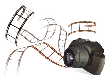fotoğraf makinesi ve film
