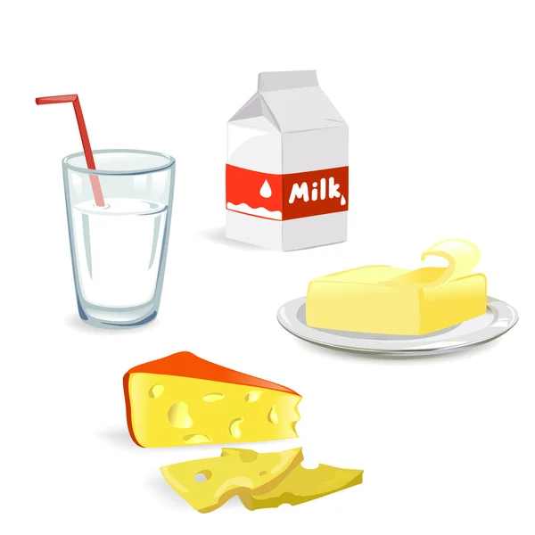 süt ürün izole
