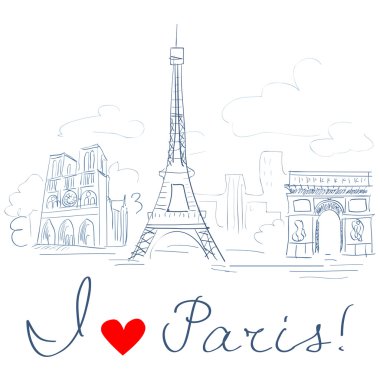 Eskiz paris şehir