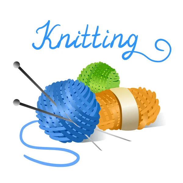 iplik ve örme iğnesi skein