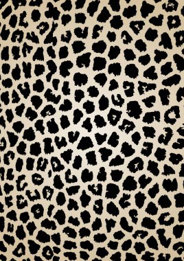 Leopar deri deseni tasarımı