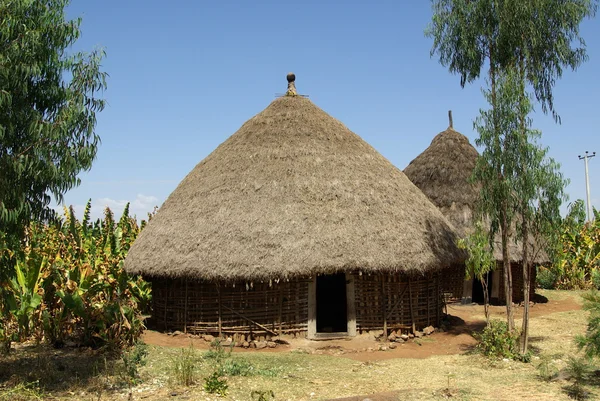 Afrika manzaraları ve köyleri