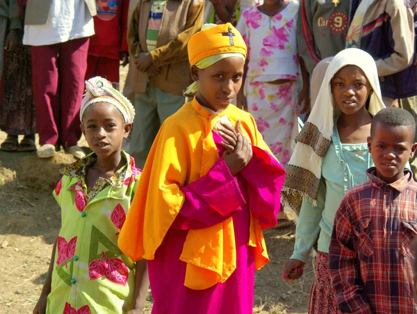 Mennesker og ansigter af ethiopia - Stock-foto