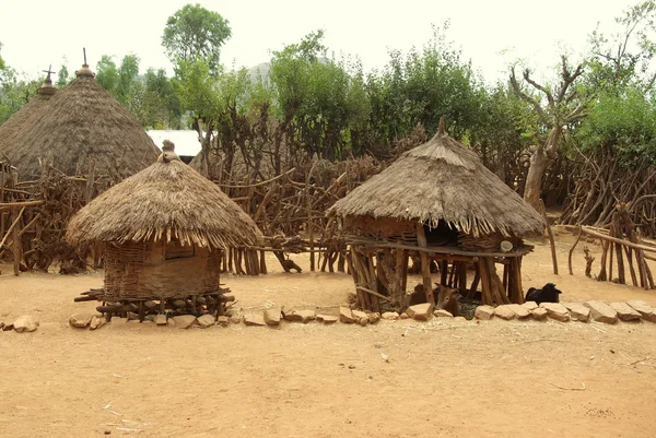 Villaggi africani — Foto Stock