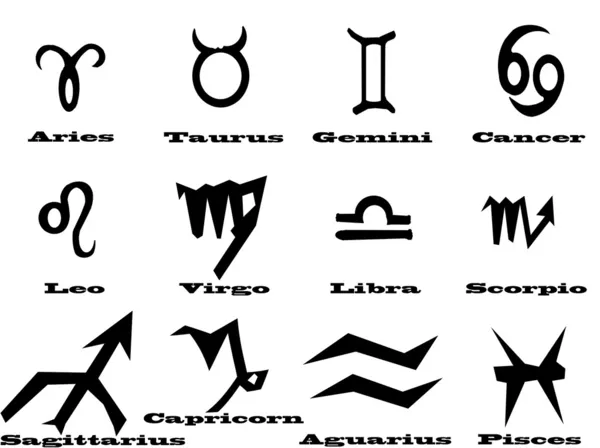 Signos del zodíaco Imagen de archivo