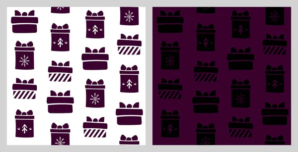 İzole edilmiş elementlerle kusursuz bir Noel deseni