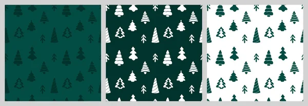 Christmas seamless pattern with isolated drawn elements — Stock Vector