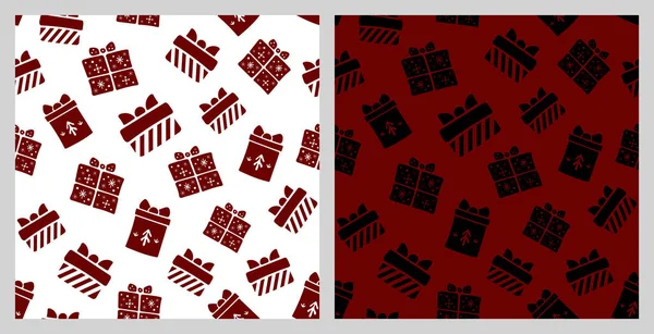 İzole edilmiş elementlerle kusursuz bir Noel deseni