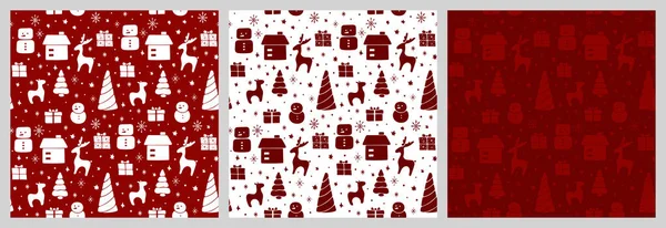 İzole edilmiş elementlerle kusursuz bir Noel deseni