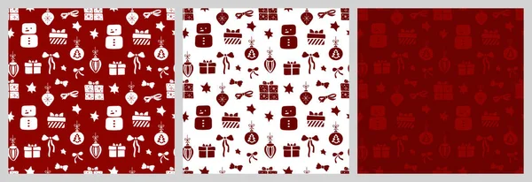 İzole edilmiş elementlerle kusursuz bir Noel deseni