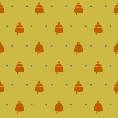 İzole edilmiş elementlerle kusursuz bir Noel deseni