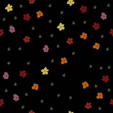 İzole edilmiş elementlerle kusursuz bir Noel deseni