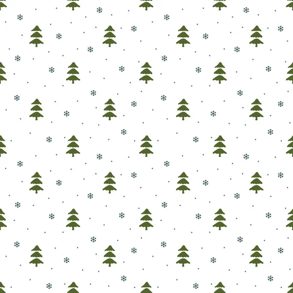 Christmas seamless pattern with isolated drawn elements — Stockvektor