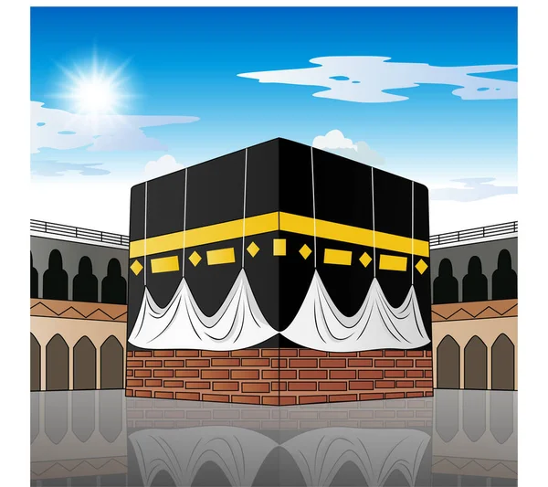 Aba Mecca Saudi Arabië — Stockvector