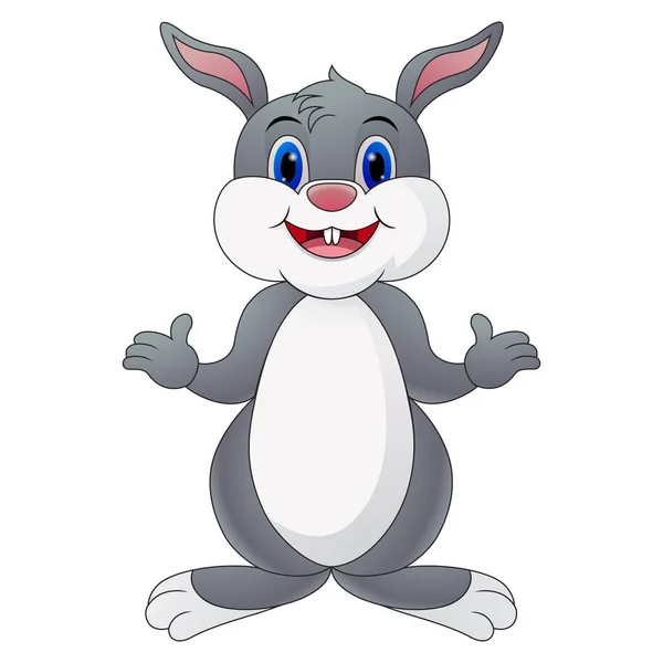 可爱的小兔子卡通片 — 图库矢量图片