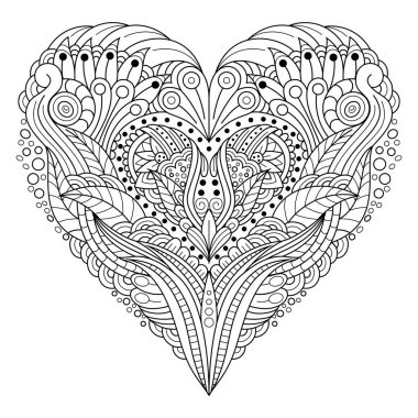 El çizimi zenkartal kalp çizimi