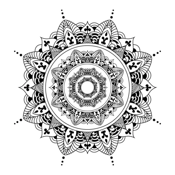 Luxo Criativo Ilustração Mandala —  Vetores de Stock
