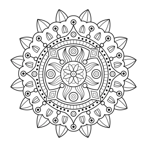 Luxo Criativo Ilustração Mandala — Vetor de Stock