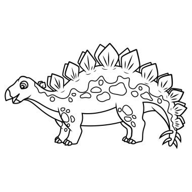 El çizimi Stegosaurus çizimi 