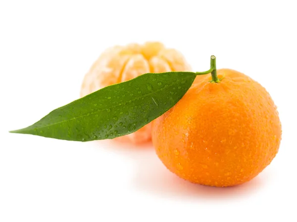 Mandarin yaprak ile