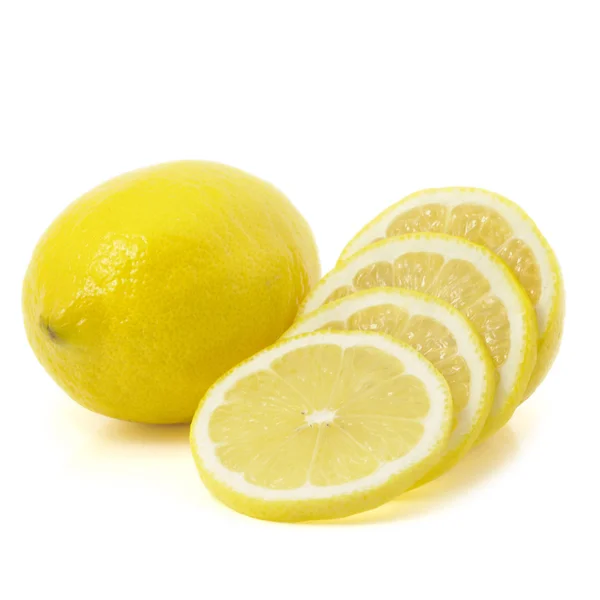 Limon beyazda izole