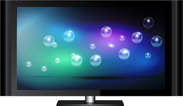 modern geniş ekran tv seti