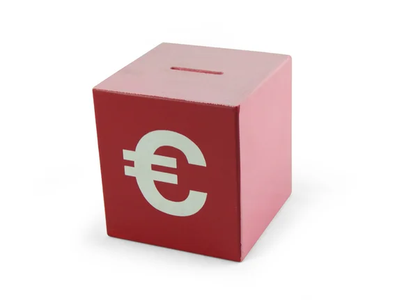 Euro spaarpot — Stockfoto