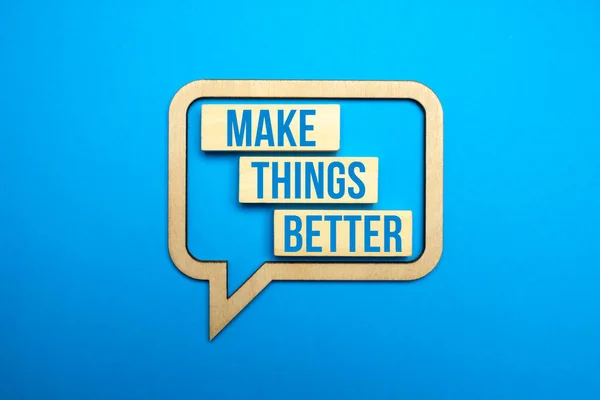 Make things better - Improvement Concept